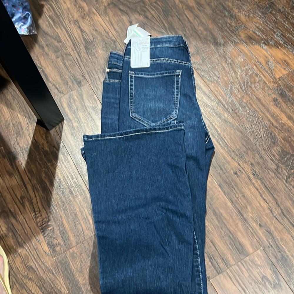 Seven and seven felicity Slim flare, high-rise jeans, blue color, new - Picture 2 of 11
